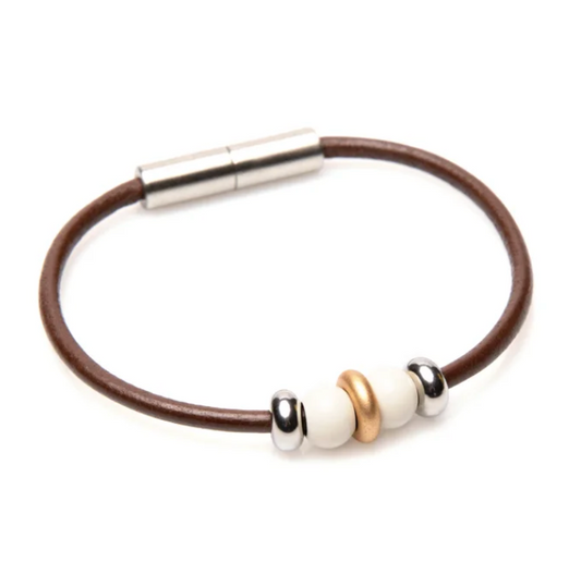 3 Bead Bracelet or Anklet