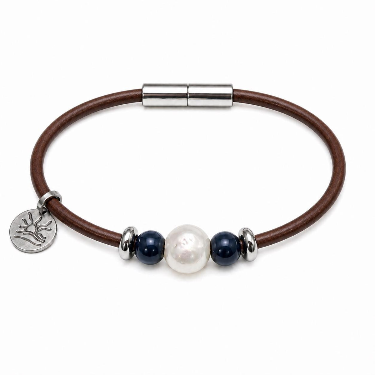 Denim Blue Perfectly Imperfect Pearl Naturist Bracelet