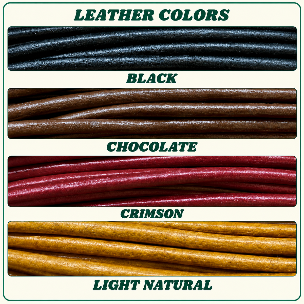 Pearl in Good Company — Leather colors